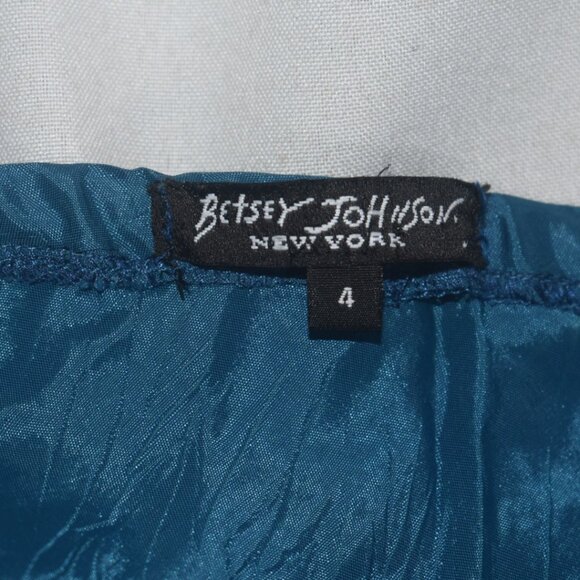 Rare Vintage Betsey Johnson 90s Y2K Full Maxi Skirt Ribbon Stripes S M As Is - Picture 5 of 13